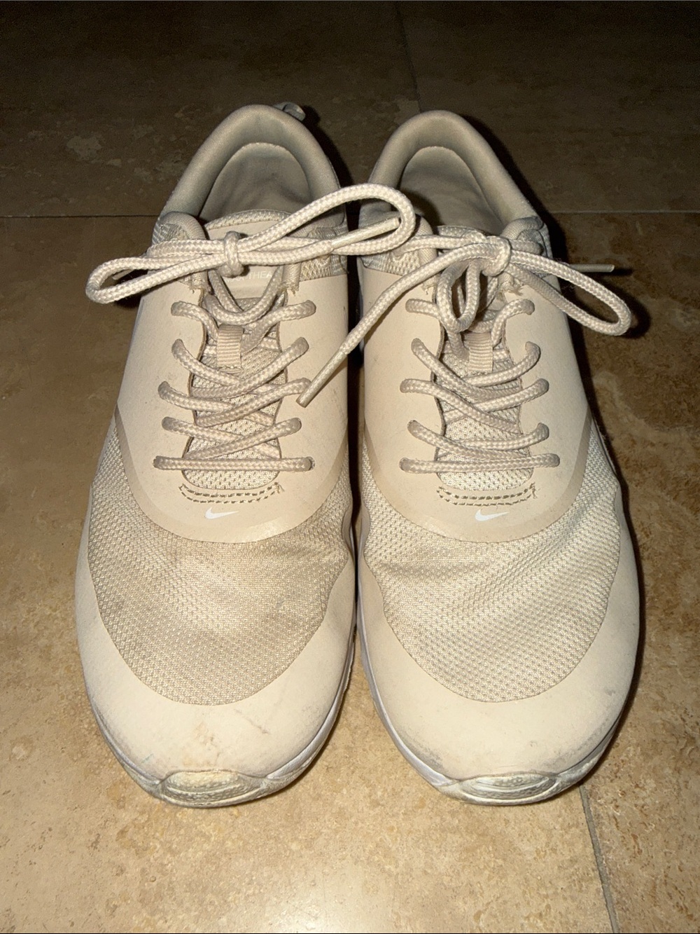 Nike Cream/Beige Casual Running Sneakers